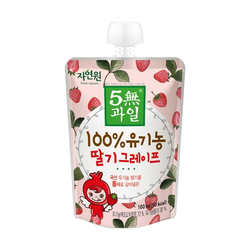 [웰팜] 5무과일_100% 유기농 딸기그레이프(30입)