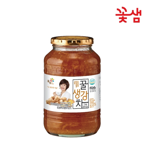 (사은품 증정) 꽃샘 꿀생강차 1kg