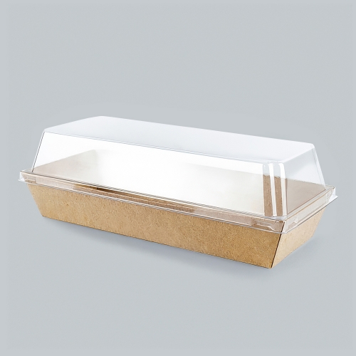 [대성산업] 크라프트 직사각 샌드위치 케이스(뚜껑포함) 1박스 ( 1000개 )