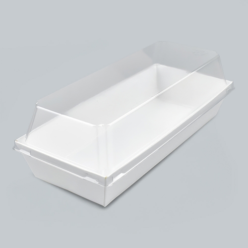 백색 직사각 샌드위치 케이스(뚜껑포함) 1박스 ( 1000개 )