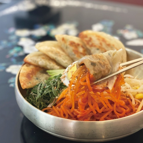 [10%할인][창화당] 쫄비빔만두 (645g X 1팩)