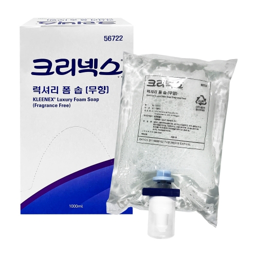 크리넥스 럭셔리 폼 솝 무향 1000ml 거품비누 리필용비누 56722