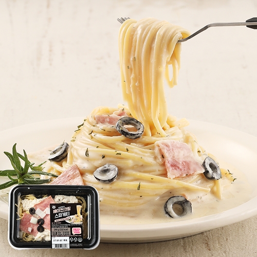 [리뉴얼 재입고!]베이컨크림 스파게티 290g_전자렌지용 파스타, 제조사, 중량변경