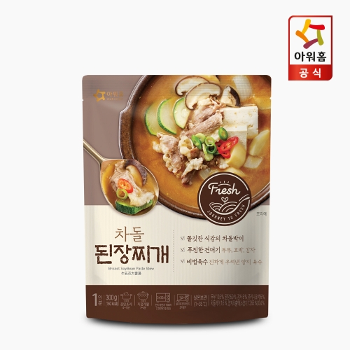 [아워홈] 차돌 된장찌개 300g x 12입 (1BOX)