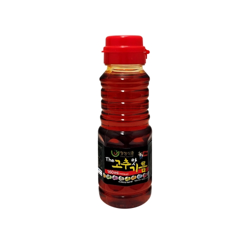 [청정식품] 매운 고추맛기름 향미유 160ml