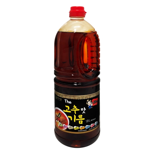 [청정식품] 매운 고추맛기름 업소용 1.8L