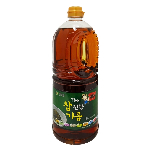 [청정식품] 더 참 진한기름 1.8L (참깨향미유 42.9%)