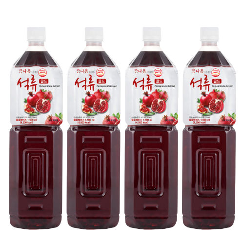 [딜리프] 참다음 석류골드 음료베이스 1500ml x4개