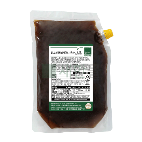 [새한BiF] 맑고진한해멸치육수 2kg