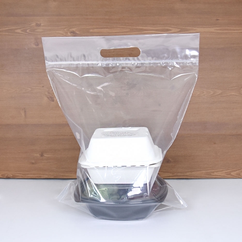PE 손잡이 비닐지퍼백 (대) 1팩(50매)