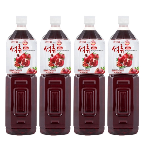 [딜리프]참다음 석류골드 원액_음료베이스1500ml X 4