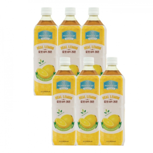 [딜리프]로쏘189 레몬농축액_음료베이스1000ml X 6