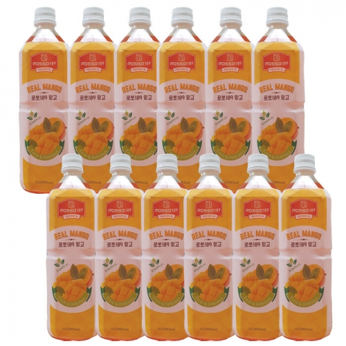 [딜리프] 로쏘189 망고농축액_음료베이스1000ml X 12