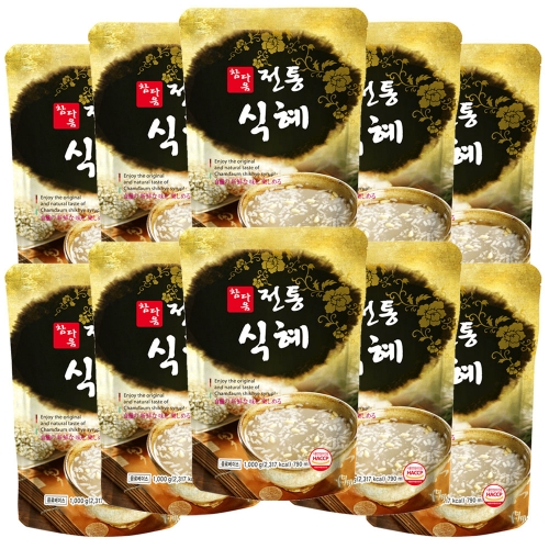 [딜리프] 참다음 전통식혜 농축액 5배희석용_음료베이스790ml X 10