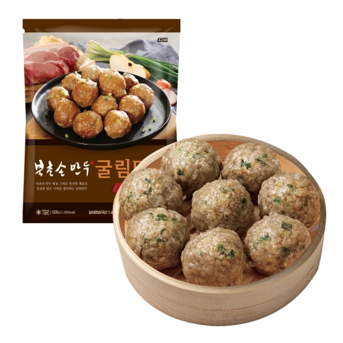 [북촌손만두] 굴림만두 갈비 500g