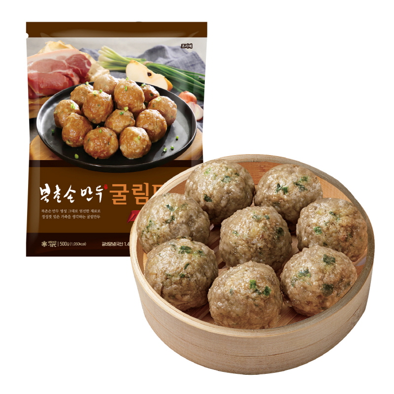 [북촌손만두] 굴림만두 갈비 500g