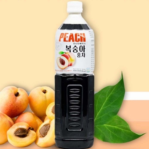 [유나인] 음료베이스 복숭아홍차(아이스티) 희석용 1.5L 8개입 1BOX