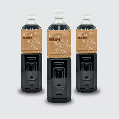 [유나인] 음료베이스 헛개진액 희석용 1.5L 8개입 1BOX