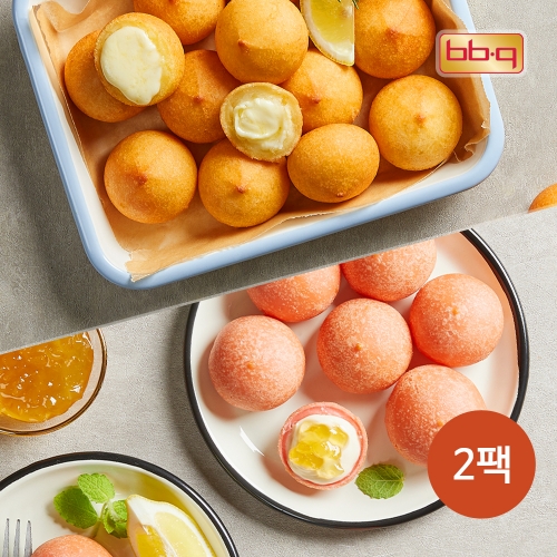 [BBQ] 치즈볼 2종 270g (30g*9EA) x 2팩 (사과잼1+크림1)