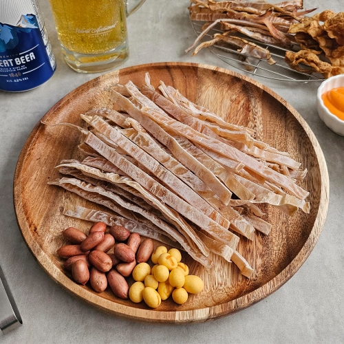 [인생건어물] 슬라이스 몸통만 건오징어 1kg *면세