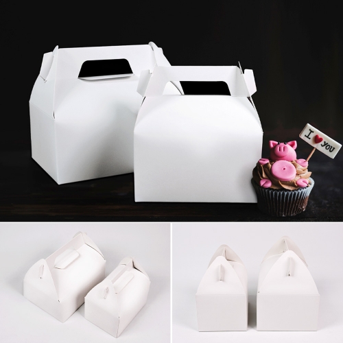 [대성산업] 흰색 무지 조각케익 박스(중) 1박스 200개