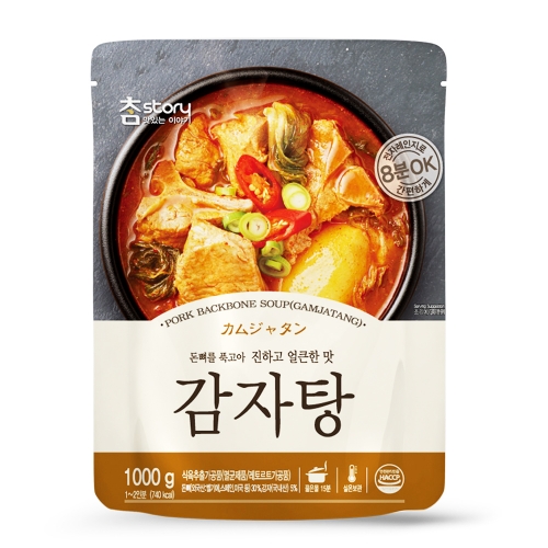 [참스토리] 감자탕 1kg 12개입