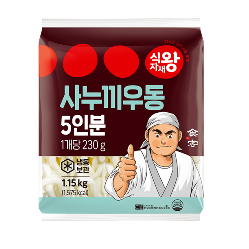 [식자재왕] 사누끼우동 (230gx5개)1.15kg