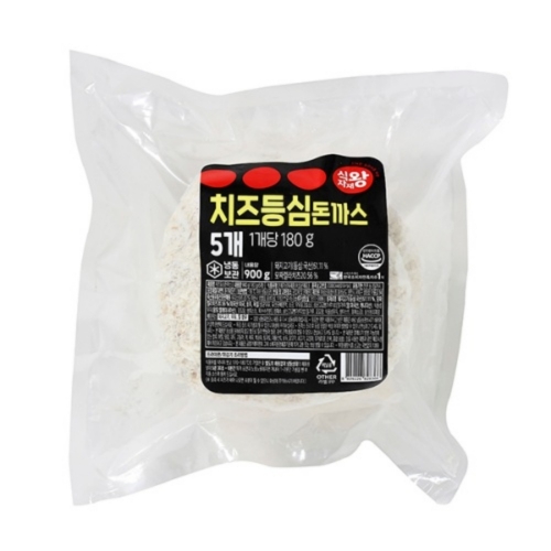 [식자재왕] 치즈 등심 돈까스(180gx5)900g