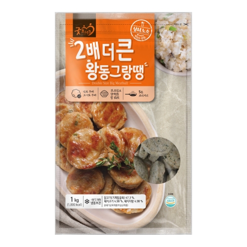 [굿프랜즈] 2배더큰왕동그랑땡 1000g