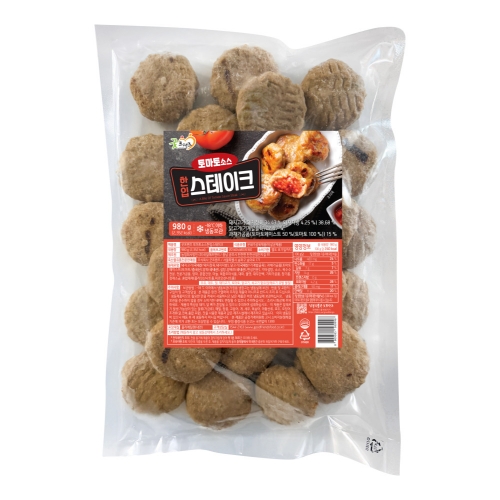 [굿프랜즈] 토마토소스한입스테이크 980g