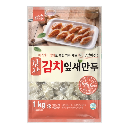 [굿프랜즈] 감자김치잎새만두 1000g