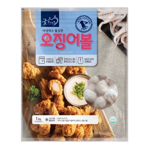 [굿프랜즈] 오징어볼 1000g
