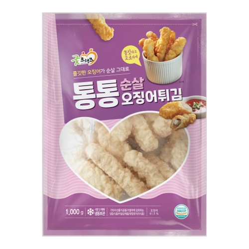 [굿프랜즈] 통통순살오징어튀김 1000g