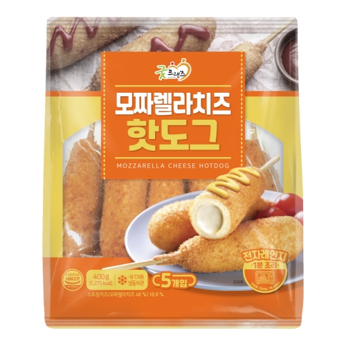 [굿프랜즈] 모짜렐라치즈핫도그 400g