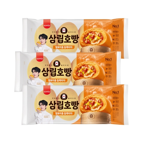 삼립 발효미종 상온호빵 듬뿍피자 4입 3봉