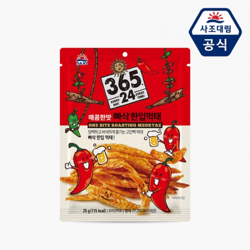 [사조] 빠삭 한입 먹태(매콤) 25g x 15개