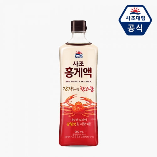 [사조] 홍게액 900mL x 12p