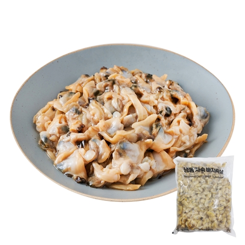 [인생건어물] 바지락살 1KG 바지락 국 탕 찌개 해물전 안주