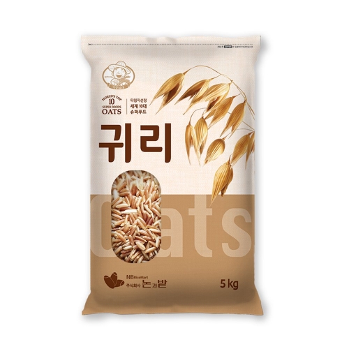 [논앤밭위드] 2022년 햇곡 귀리쌀(수입산) 5kg*면세