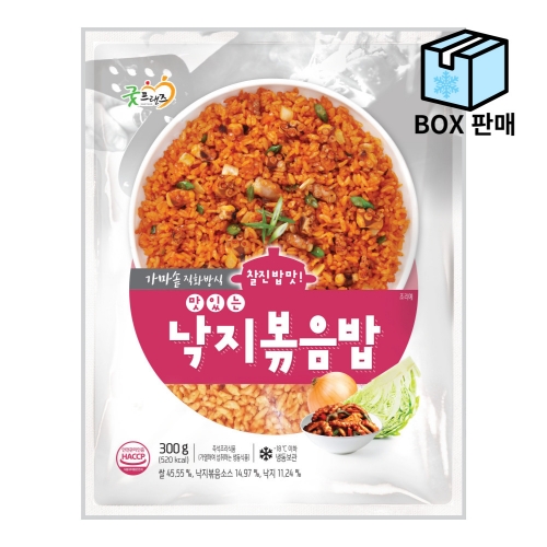 [box판매] 굿프랜즈 맛있는낙지볶음밥 300g_30봉