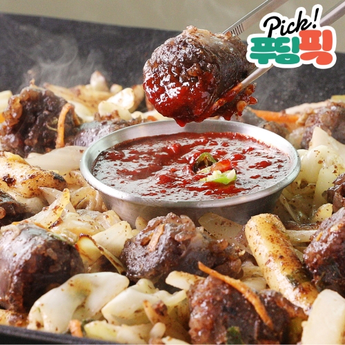 [리뉴얼 10%할인] 푸딩픽 백순대볶음 310g_야채제외 가성비 알뜰구성