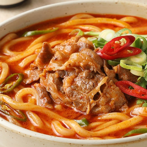 [맛보기샘플] 푸딩프렙 얼큰우삼겹우동나베 460g