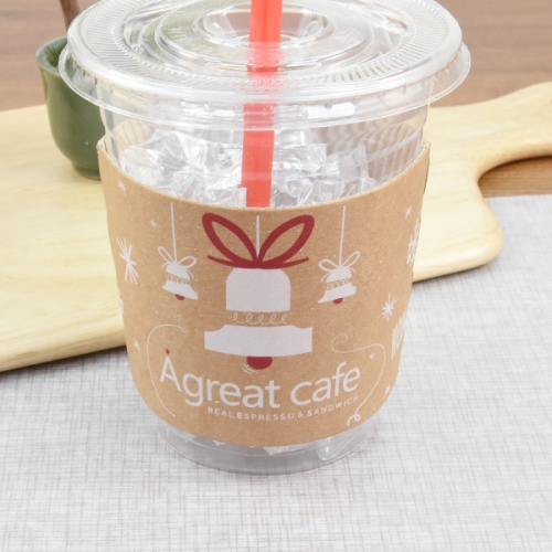 [대성산업] 크라프트지 홀더 2도 컵홀더 주문제작/인쇄/소량제작 8온스 10000개