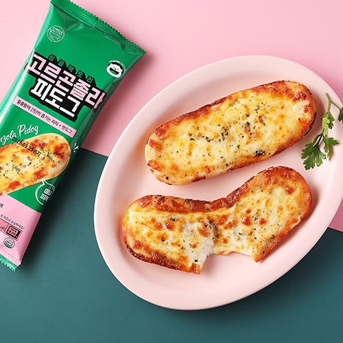 [10%할인] 고르곤졸라 피도그 100g_피자와 핫도그의 콜라보!