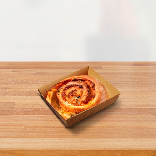 [대성산업] 일회용 다용도 종이 트레이 이중 크라프트 DRP-33(KP) 1박스