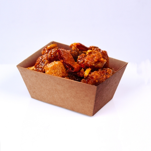 [대성산업] 일회용 다용도 종이 트레이 이중 크라프트 DRP-35(KP) 1박스