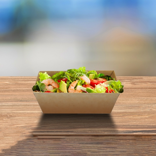 [대성산업] 일회용 다용도 종이 트레이 이중 크라프트 DRP-37(KP) 1박스