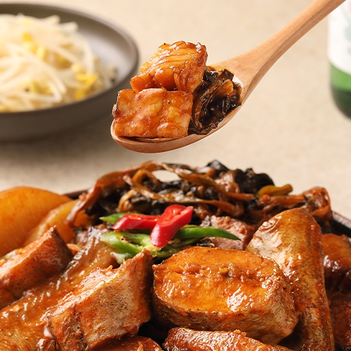 [유통임박30%] 푸딩프렙 싱글 시래기 코다리찜 510g (1인분)
