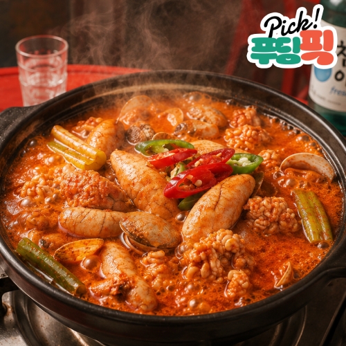 [리뉴얼] 푸딩픽 곤이듬뿍 알탕 380g_야채제외된 가성비 알뜰구성