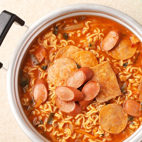 [5%할인] 푸딩프렙 부대찌개 토핑키트 160g_일반라면도 부대라면으로 업그레이드!